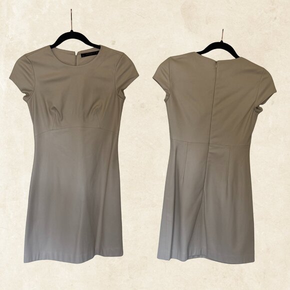 Zara Faux Leather Mini Dress - Picture 2 of 3